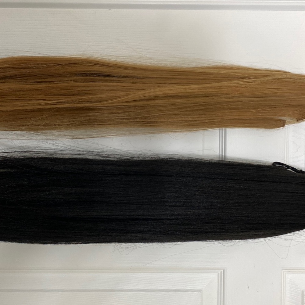 Fake hair for pony tails